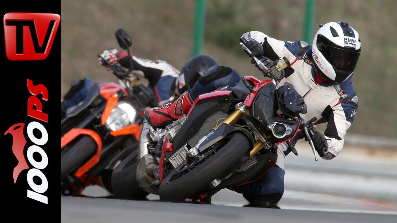 BMW S1000R vs KTM 1290 Super Duke R | Racetrack Comparison at Brno | Comparativa en circuito, Brno