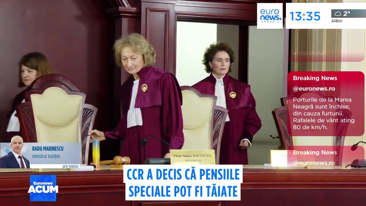 Radu Marinescu, după decizia CCR privind pensiile magistraților: Aveam nevoie de o finalitate