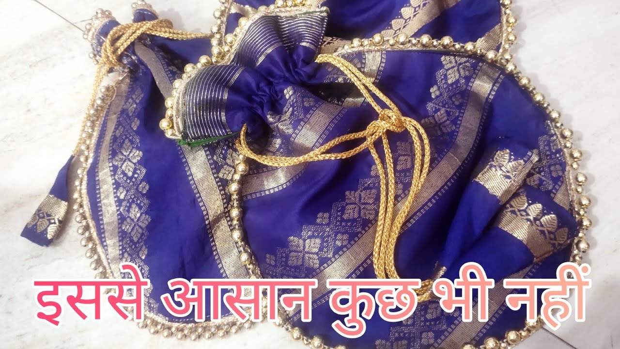 handmade potli bags diy at home