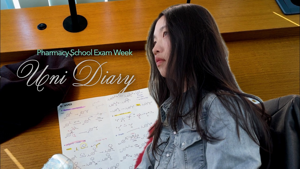 (eng) 약대생 브이로그 | 괜찮아? 137시간 동안 공부만 하는데(일단 난 안 괜찮음) | Pharmacy Student Exam Week Vlogㅣ시험기간 브이로그