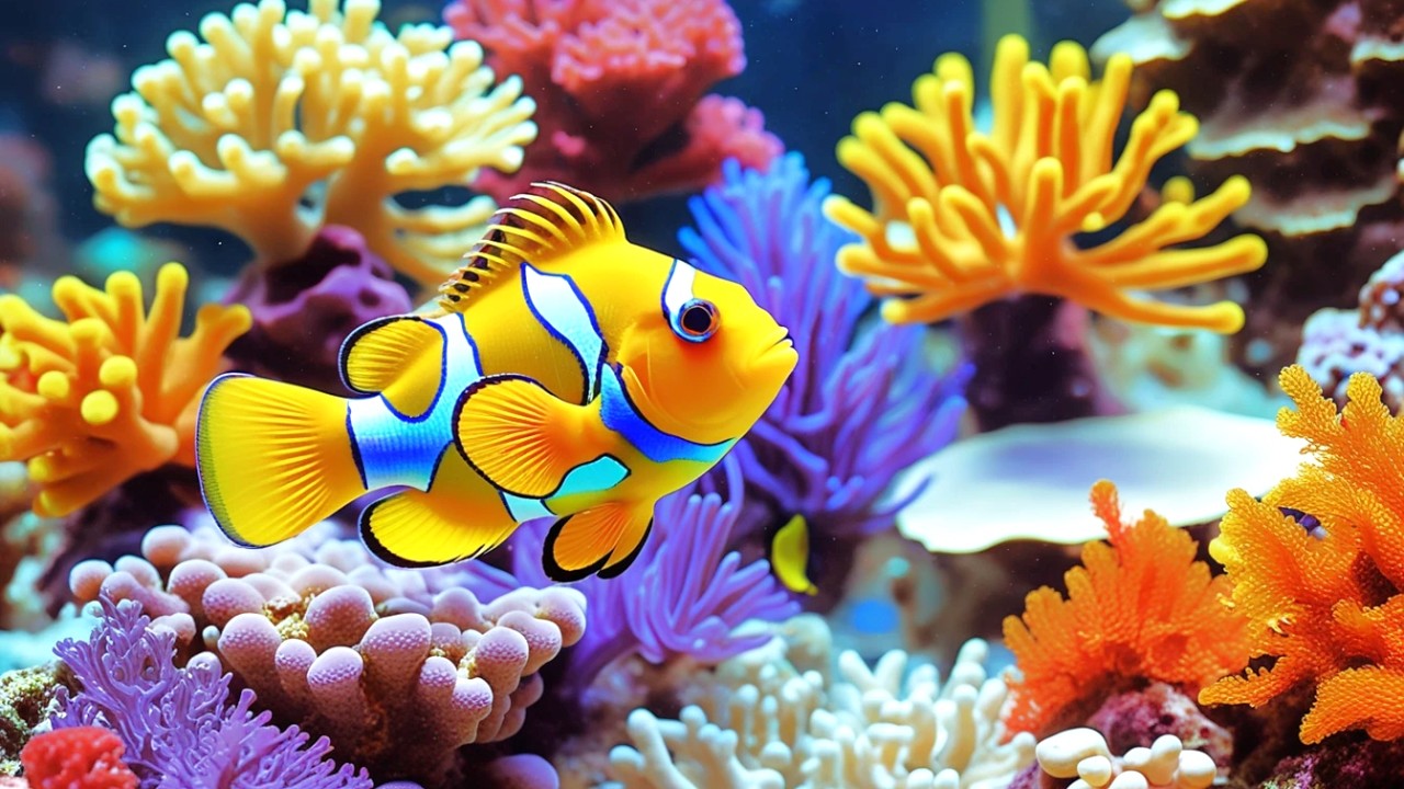 The Best 4K Aquarium - Dive Into The Mesmerizing Underwater Realm, Sea Jellyfish, Coral Reefs . #7
