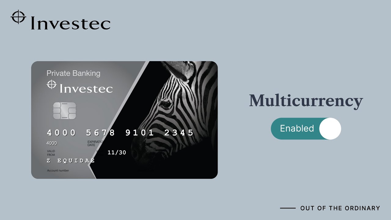 Multicurrency Pockets | Investec