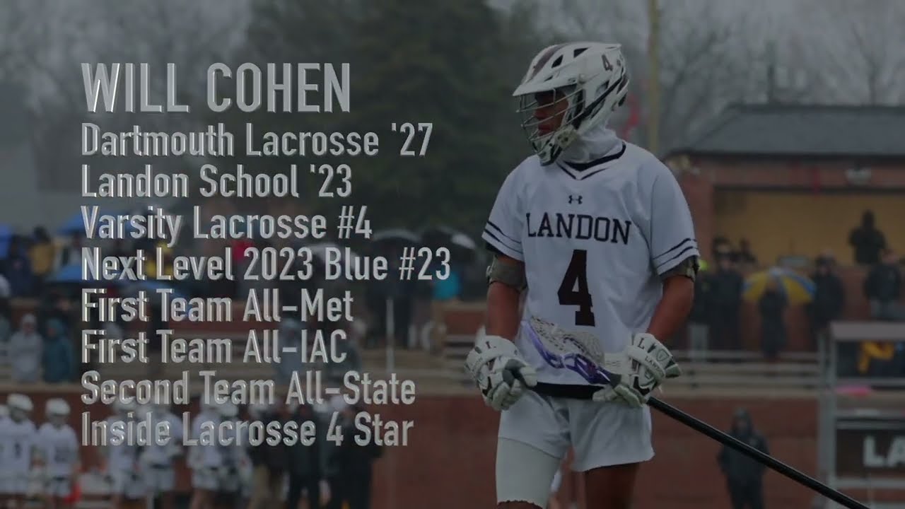 Will Cohen Senior Year Lacrosse Highlights