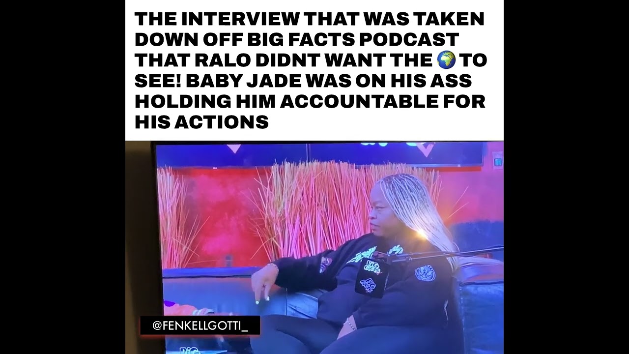 #RRWG!! BABY JADE HOLDS RALO ACCOUNTABLE FOR MAKIN A STATEMENT TO FEDS #Bigfacts #ralofamgoon #RRWG