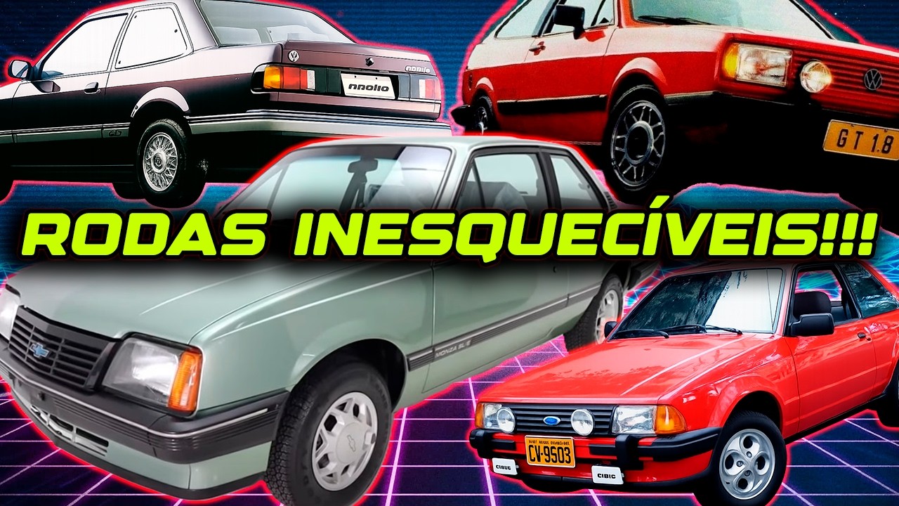 RODAS AUTOMOTIVAS QUE MARCARAM ÉPOCA NO BRASIL!!!