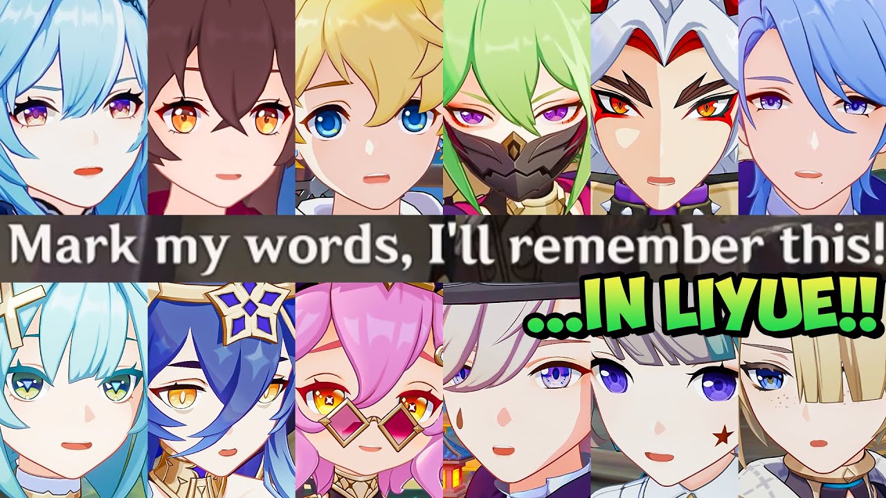 ALL FRIENDS FROM AFAR in Liyue FULL STORY Cutscene Genshin Impact | Eula, Amber, Itto, Ayato, Lyney