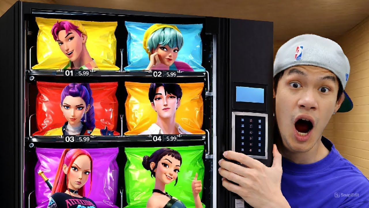 DO NOT OPEN KPOP DEMON HUNTERS VENDING MACHINE MYSTERY PACKS AT 3AM!!
