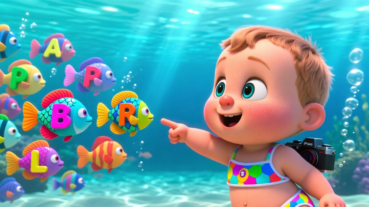 Ocean Wave ABC Counting 🌊🔤 Fun Alphabet & Counting Song for Kids | Learn ABC Numbers