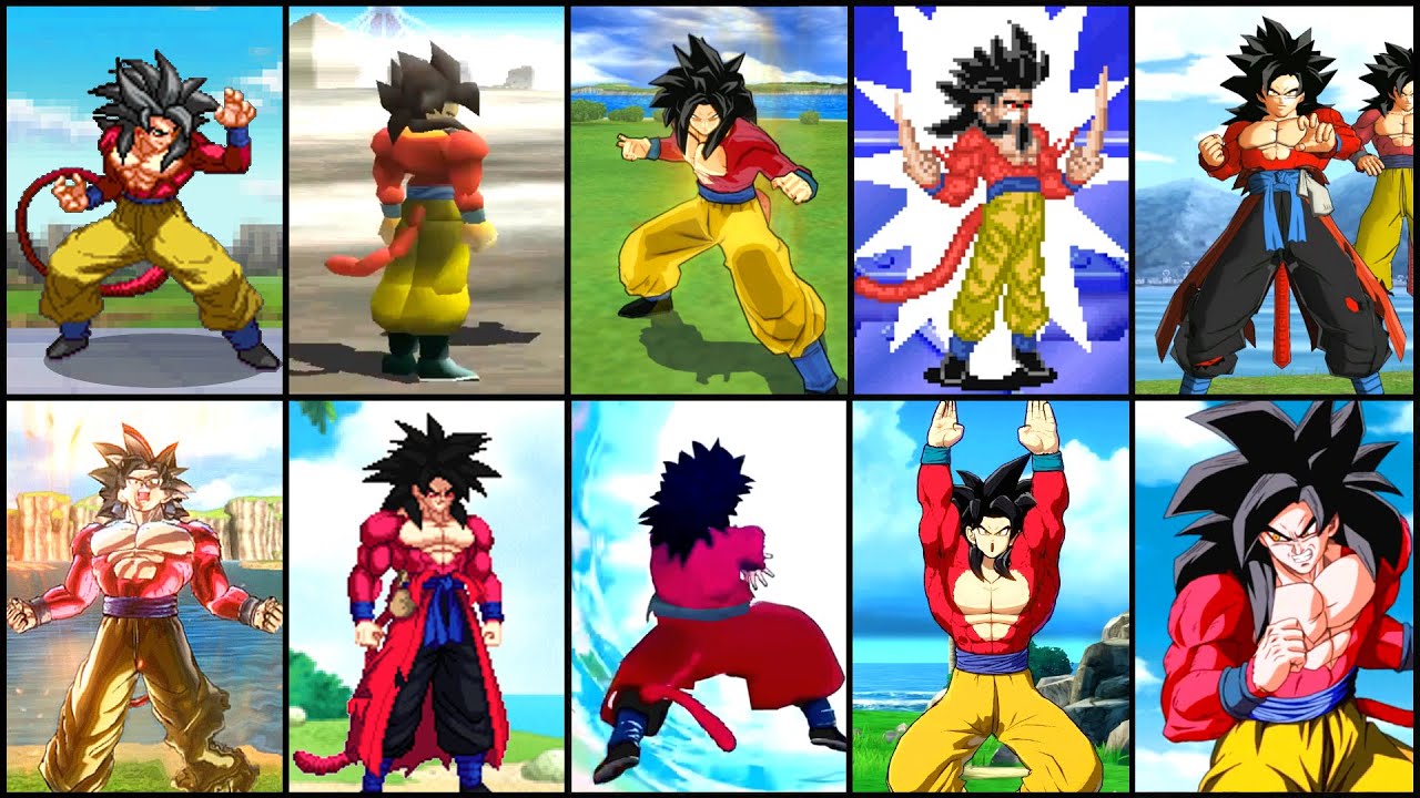 Evolution of SSJ4 Goku (1997-2022) 超サイヤ人4悟空