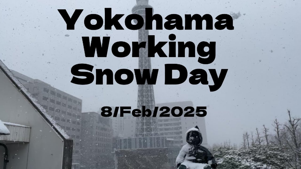 横浜散歩　雪の中　　2026.2.8