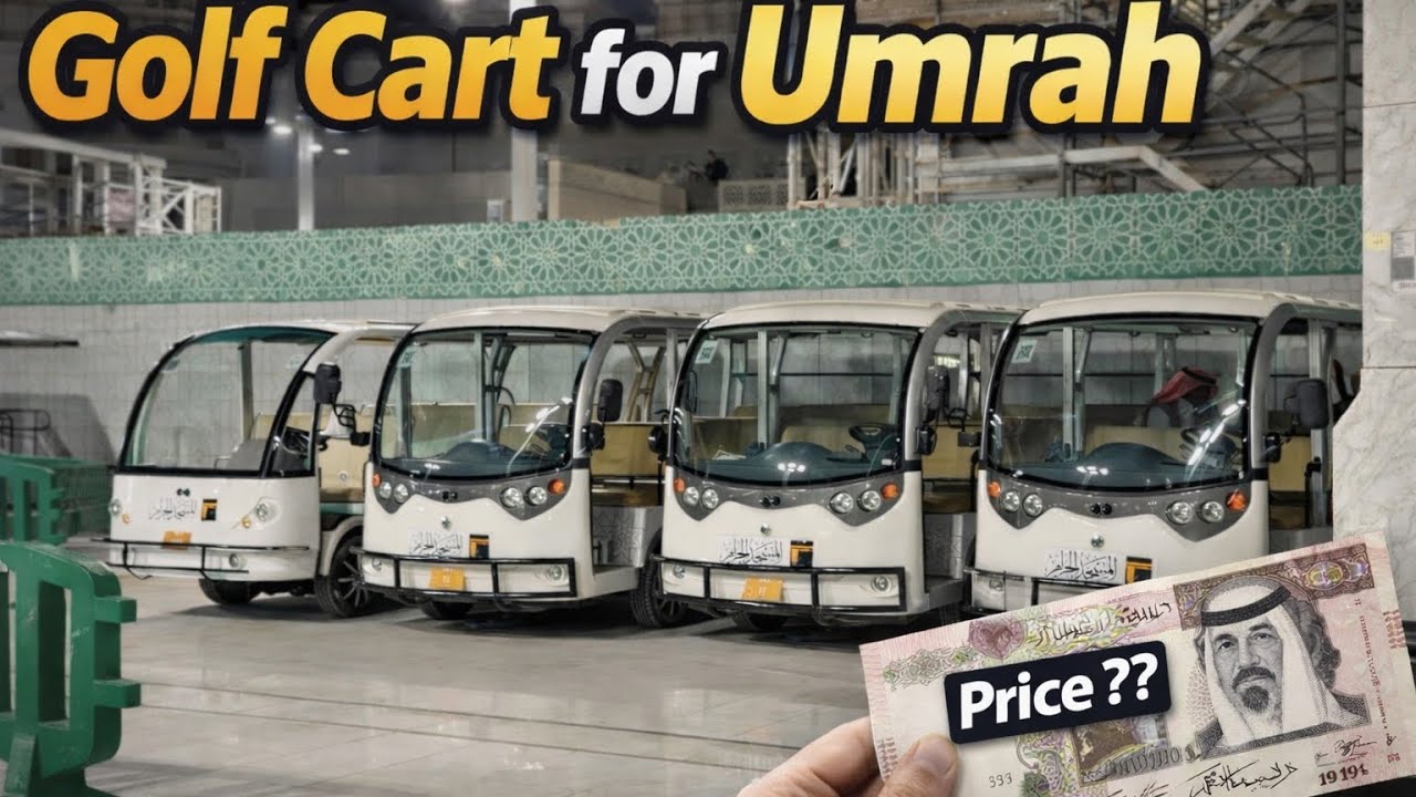 Golf Cart in Haram Makkah ||How to book Golf cart online🚗🕋#umrah