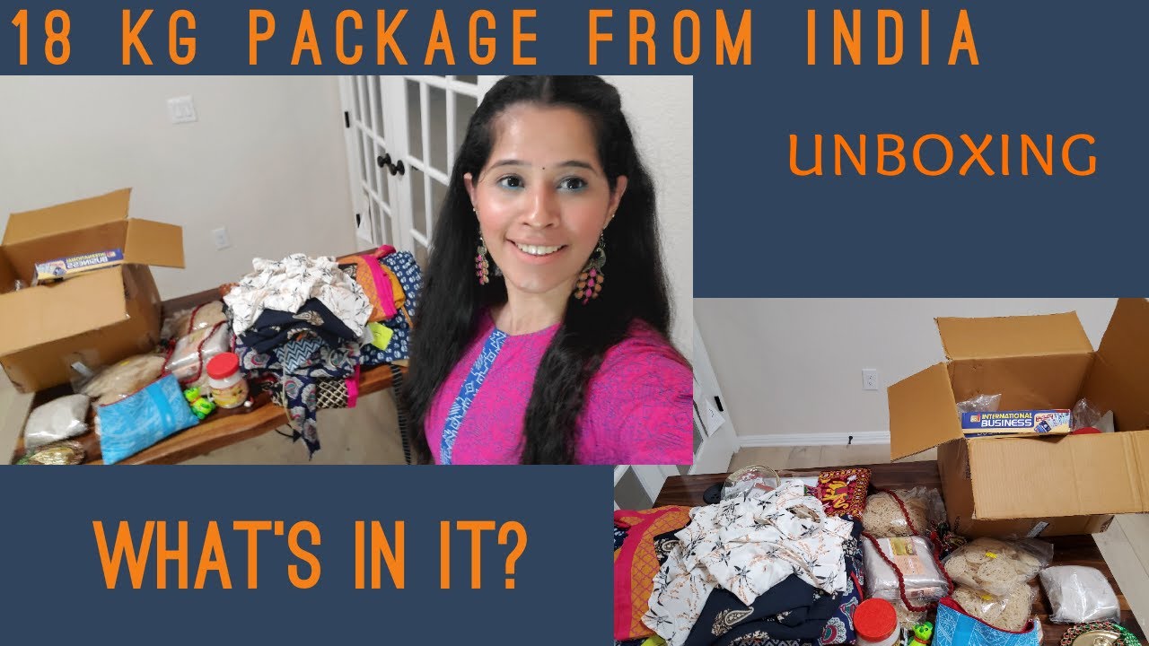Unboxing 18kg Package from India | Guess what's in it :)
