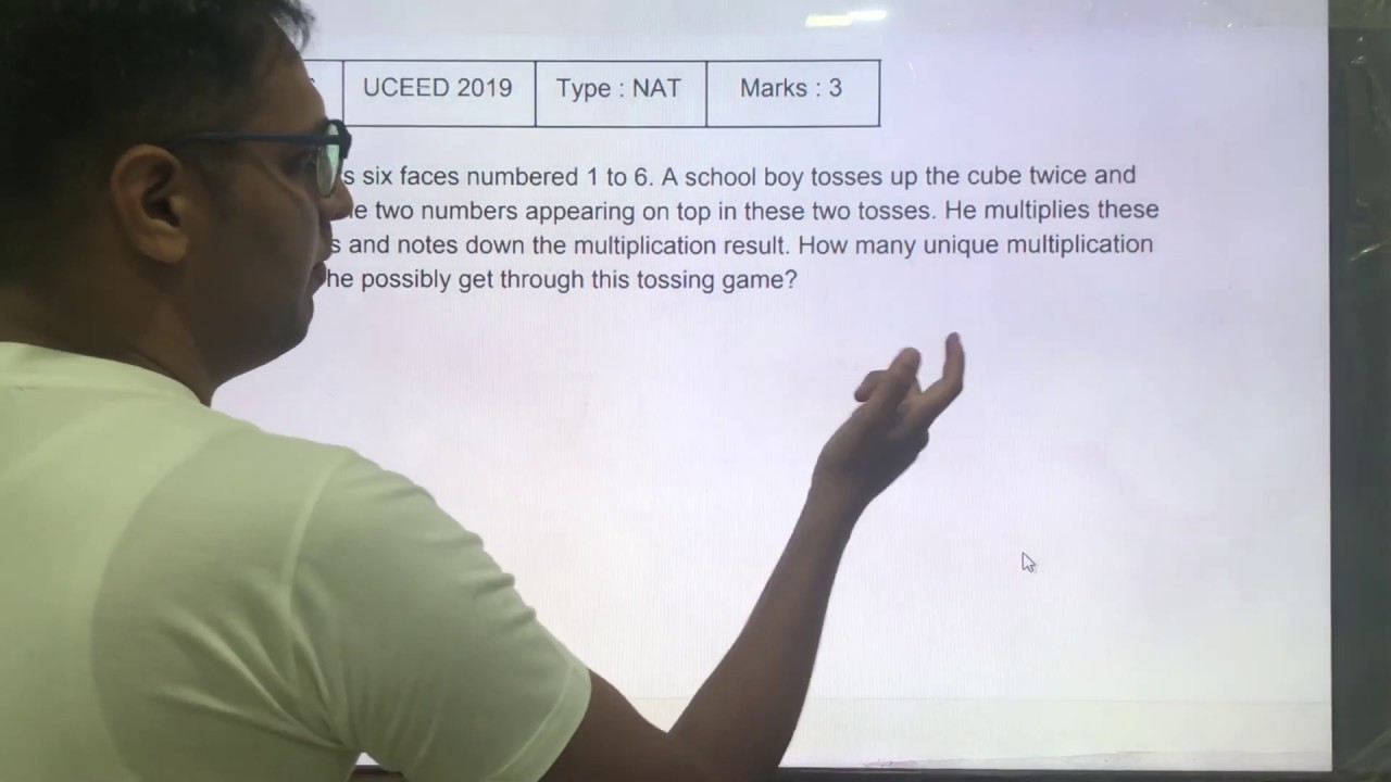 UCEED 2019 Solved Paper - Solution for Question No. 6