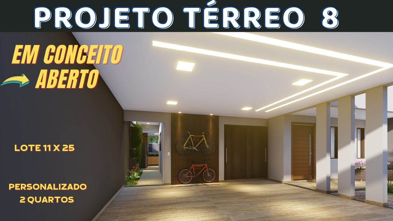 PROJETO TÉRREO 8   ( LOTE 11X25 )