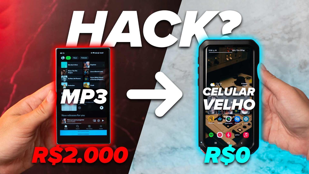 TRANSFORMANDO seu CELULAR VELHO em um PLAYER TOP e DE GRAÇA!