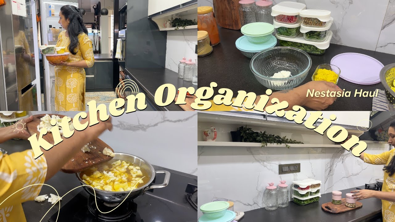 Smart Fridge Organization | Nestasia Kitchen Finds | Weekly Pre Prep | My Functional Kitchen | Vlog
