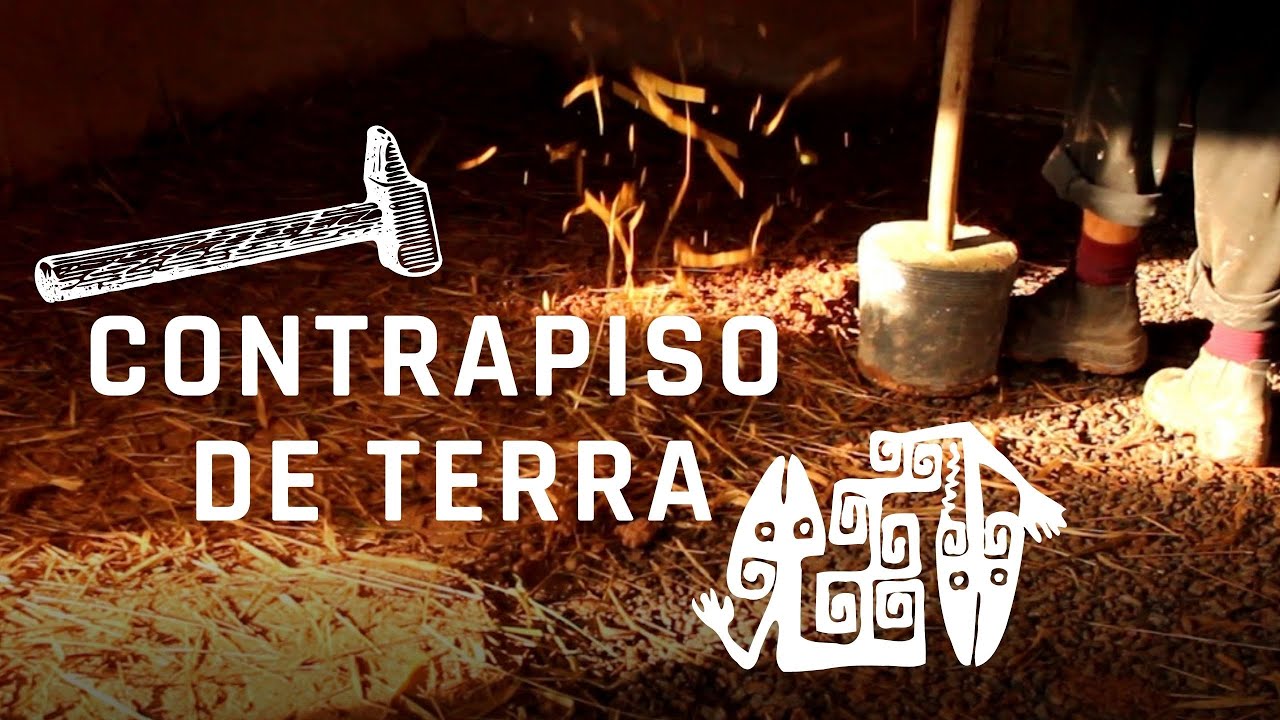 Terra se transforma em Casa - Contrapiso de Terra como fazer