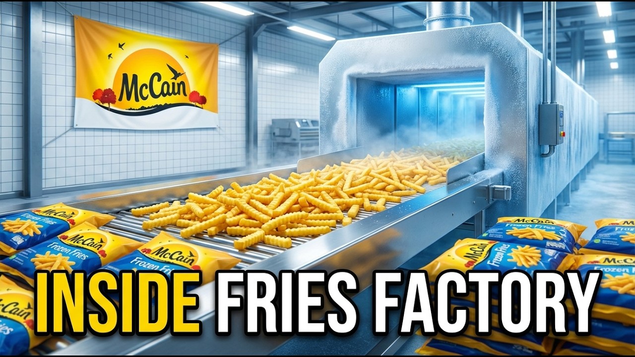 McCain French Fries Manufacturing Process | Food Factory Tour