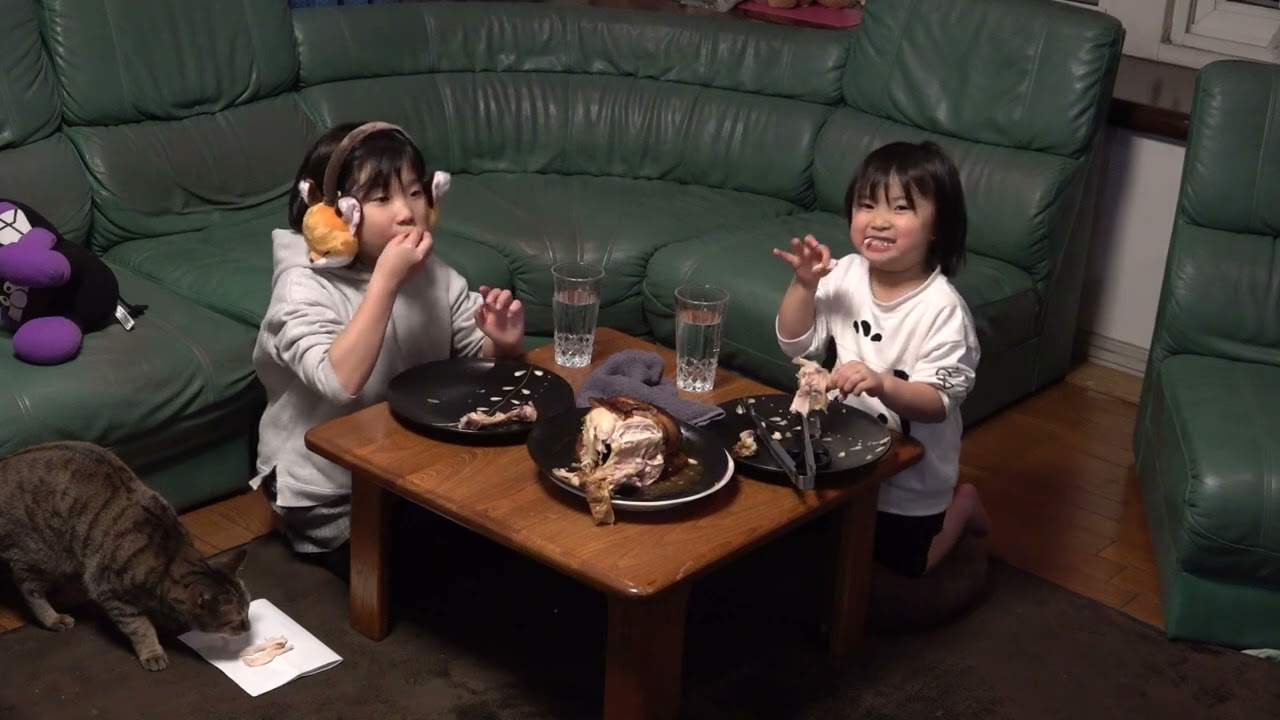コストコ姉妹ごはん【ロティサリーチキン】