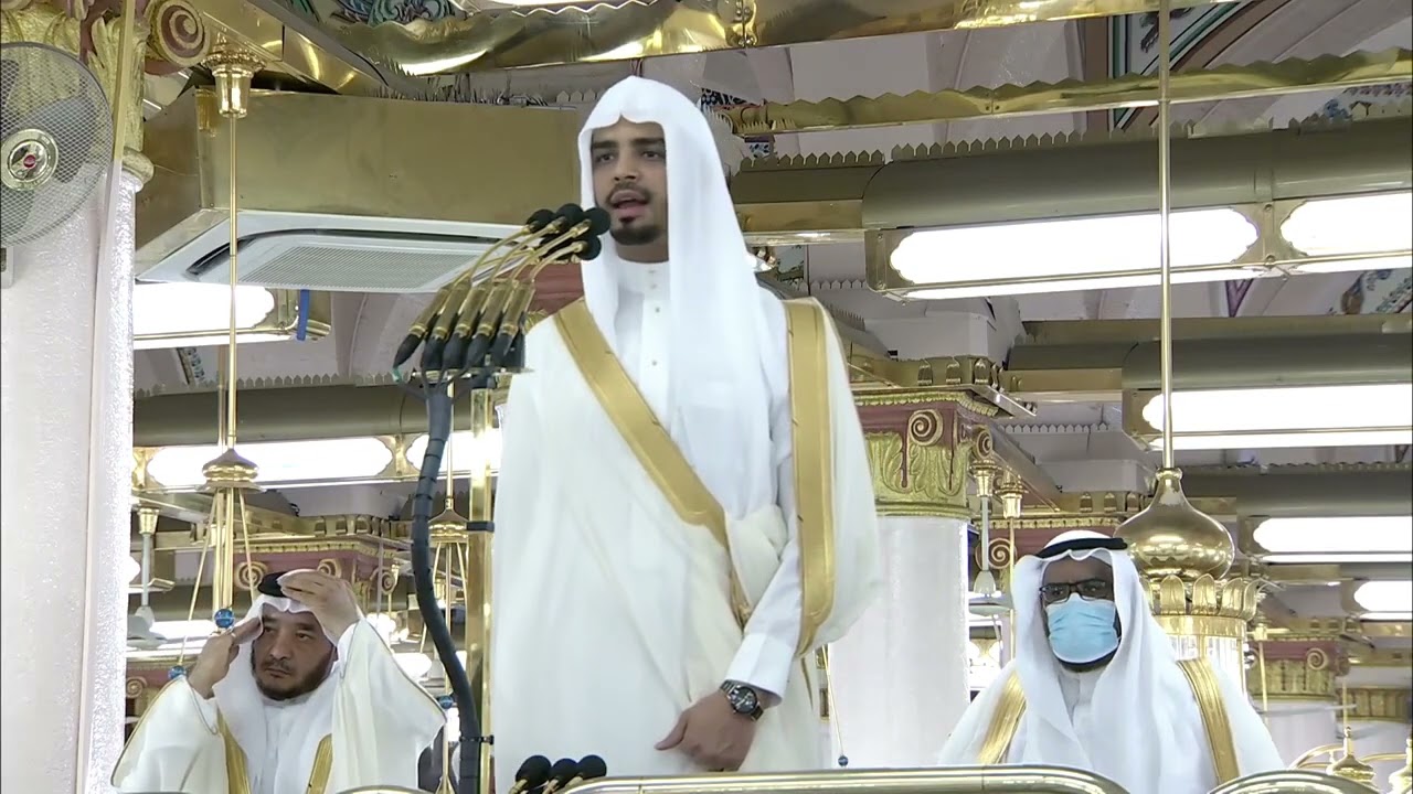 تكبيرات العيد بصوت رائع المؤذن عمر سنبل من المسجد النبوي في الروضة الشريفة