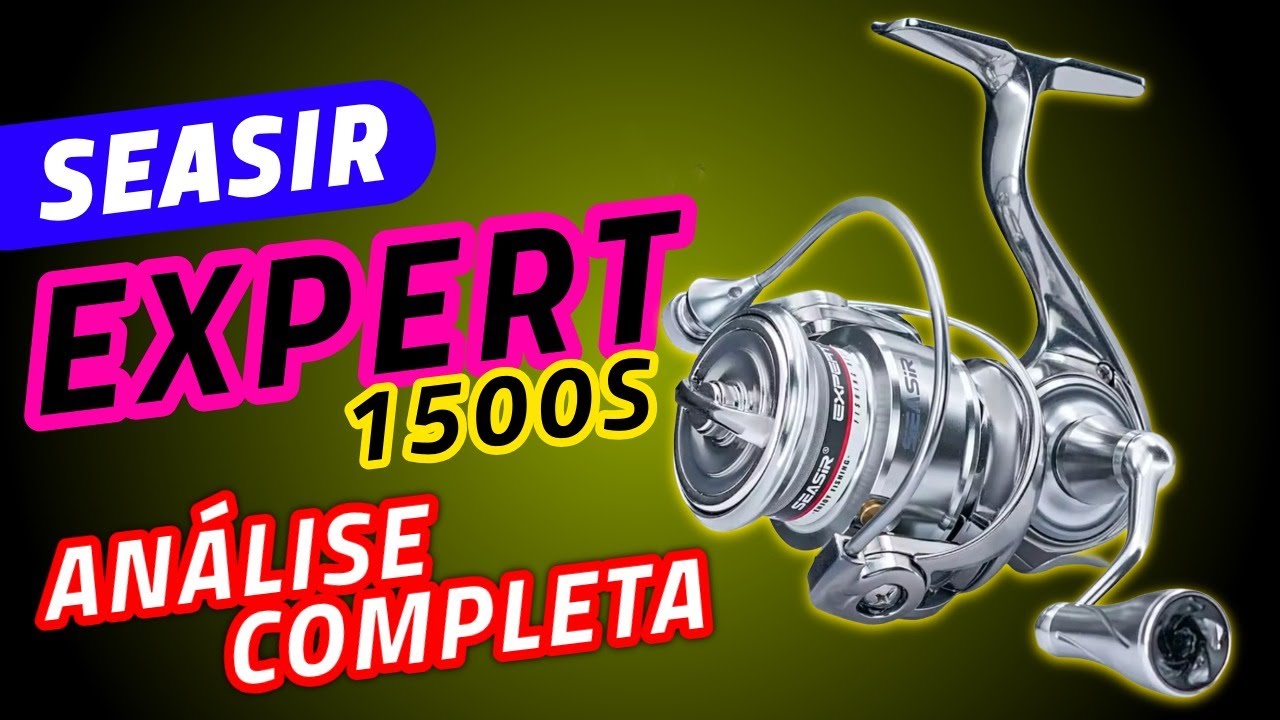 Molinete leve, bonito e barato! Review REAL do SEASIR EXPERT #aliexpress