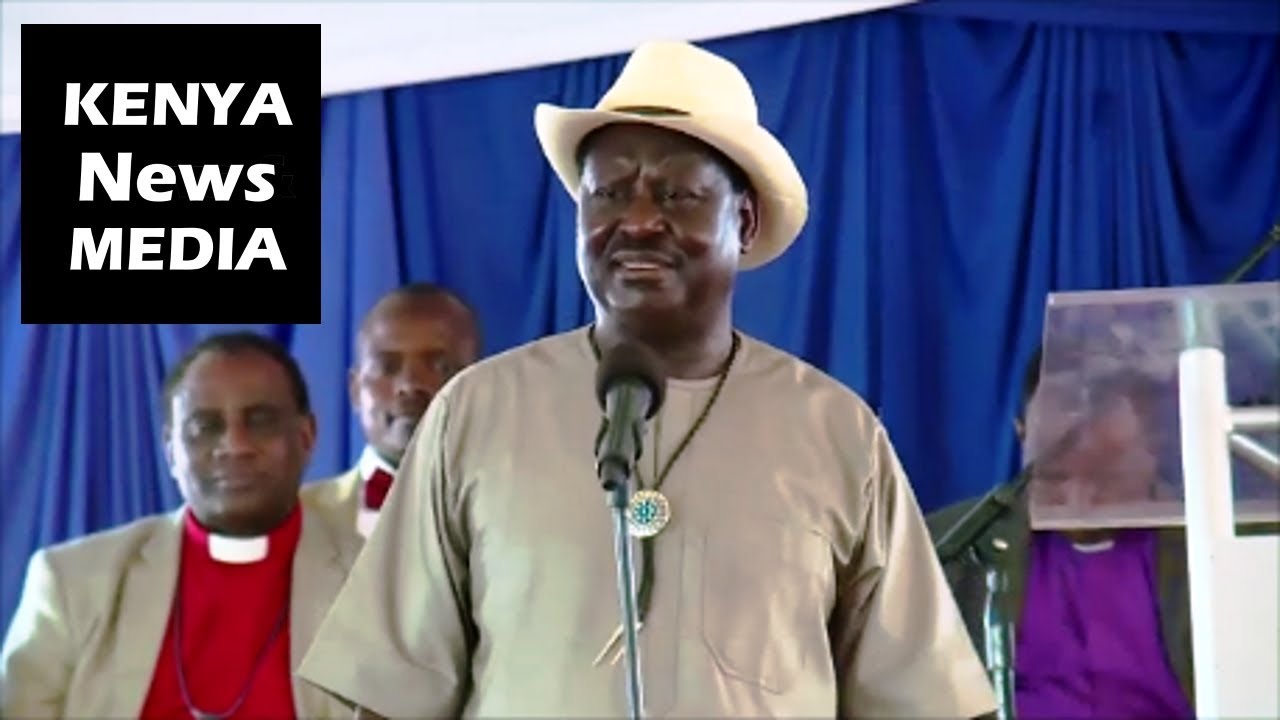 Raila Odinga REMARKS at the Peter Musyoka Mairu funeral service BURIAL!!!