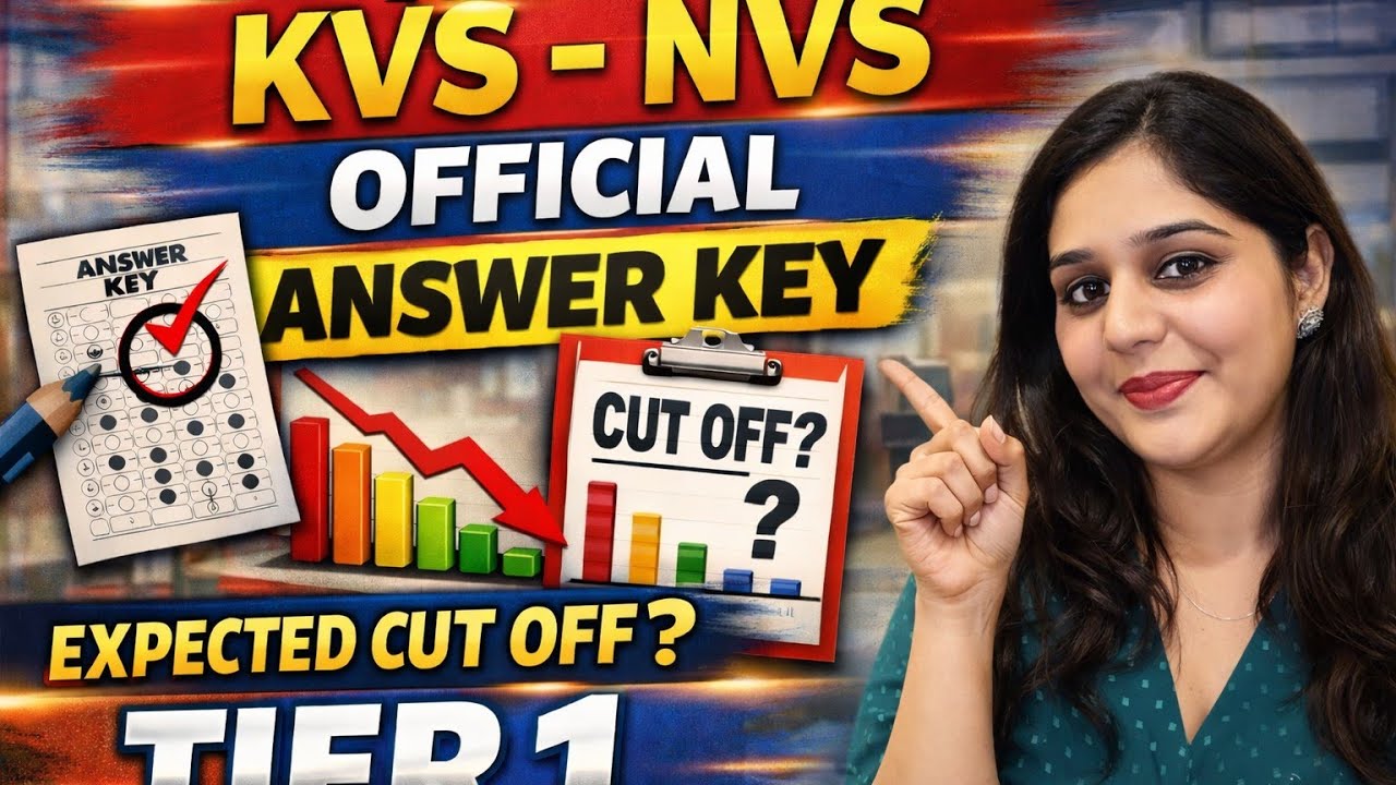 Kvs nvs tgt / pgt answer key update and expected cut off #kvsrecruitment 