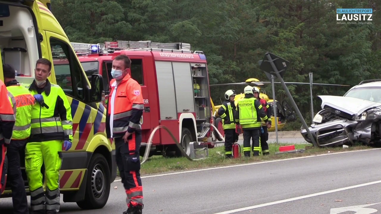 Lauta: Schwerer Verkehrsunfall – Vier Verletzte