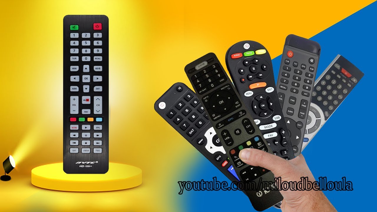 الرموت الدي يشغل جميع اجهزة الإستقبال بجميع خصائصها ثمنه رخيص