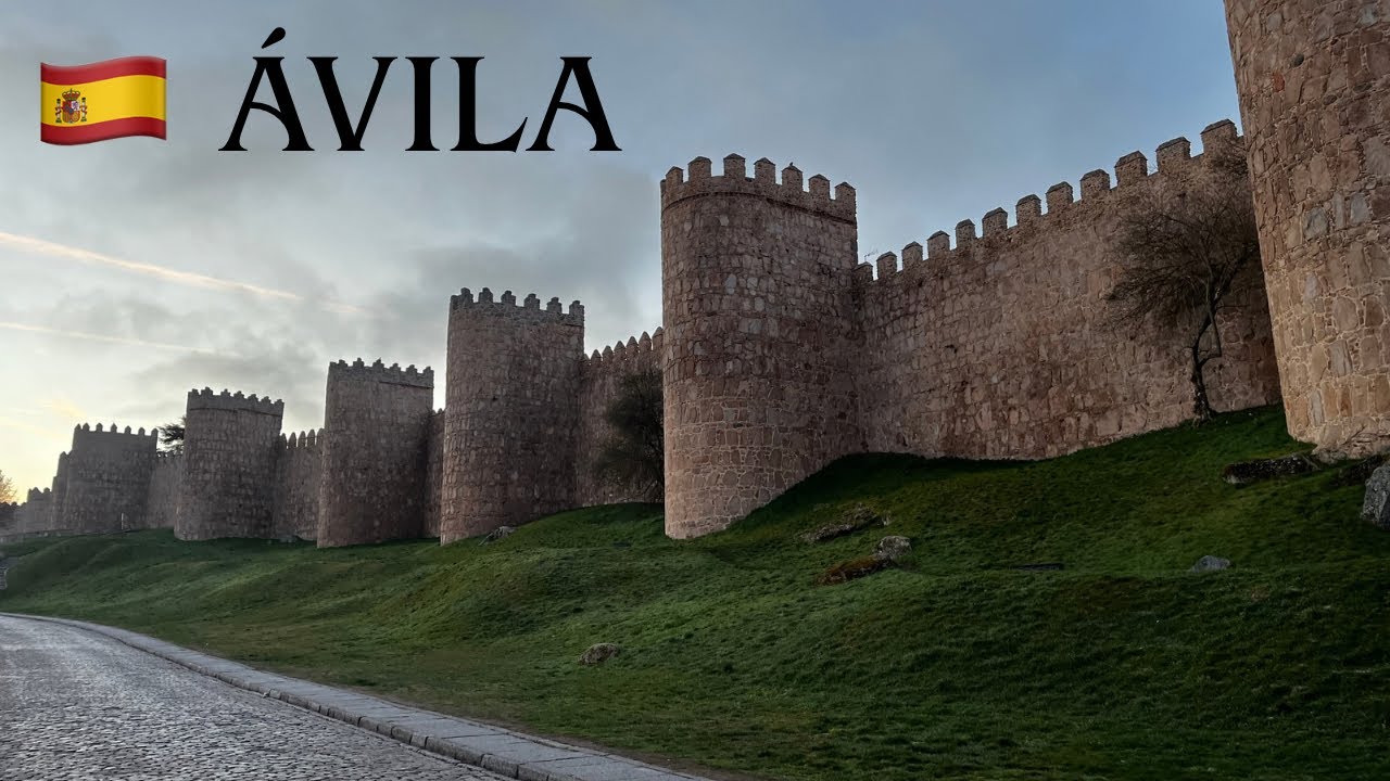 Caminando por Ávila en una fría mañana de invierno 🇪🇸