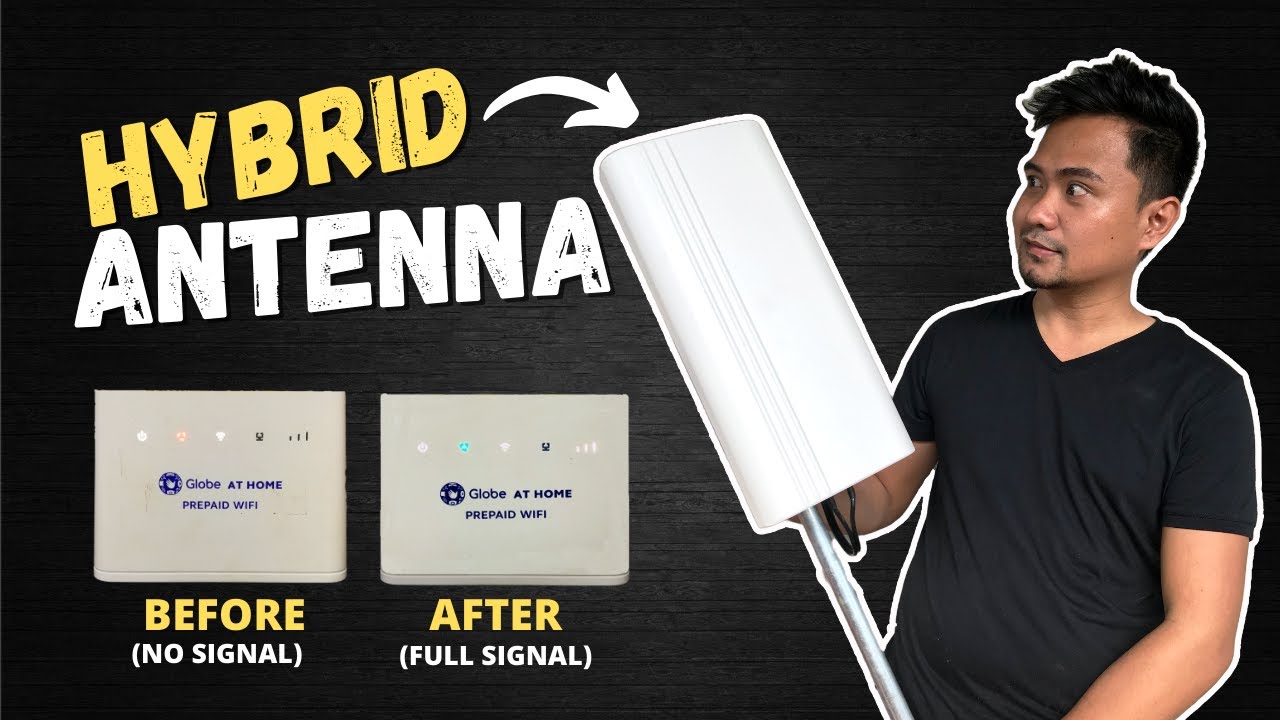 Palakasin ang iyong Modem Signal Gamit ang  Hybrid Antenna