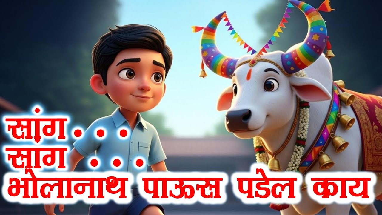 sang sang bholanath | marathi kids song  | paus padel kay - marathi balgeet  - song for kids
