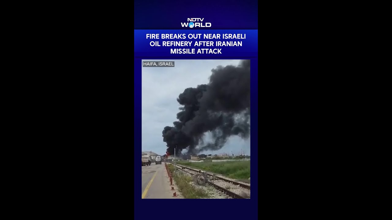 Iran Missiles Hit Haifa Refinery, Second Blaze Hits Israel&rsquo;s Key Oil Facility