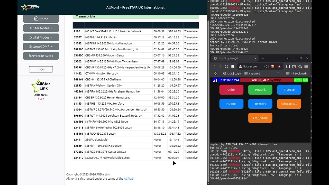 ASL-Pi_v0.01  - prototype ASL3 AllStarLink