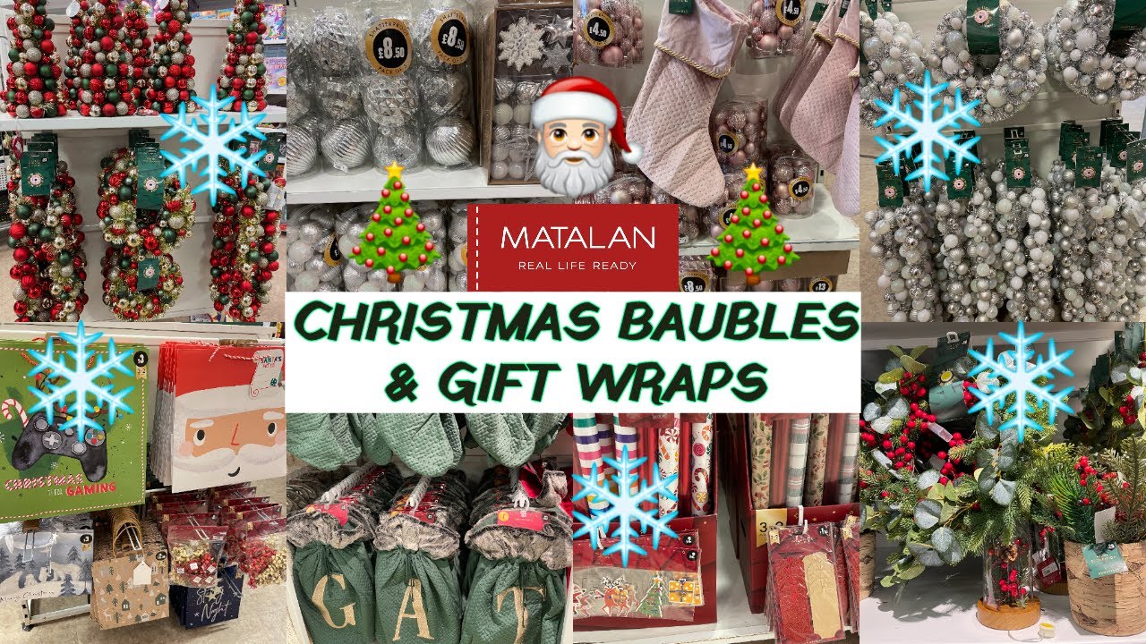 MATALAN CHRISTMAS BAUBLES & GIFT WRAPS WITH PRICE OCT 2022 | MATALAN HAUL | TRAVELANDSHOP WITH ME