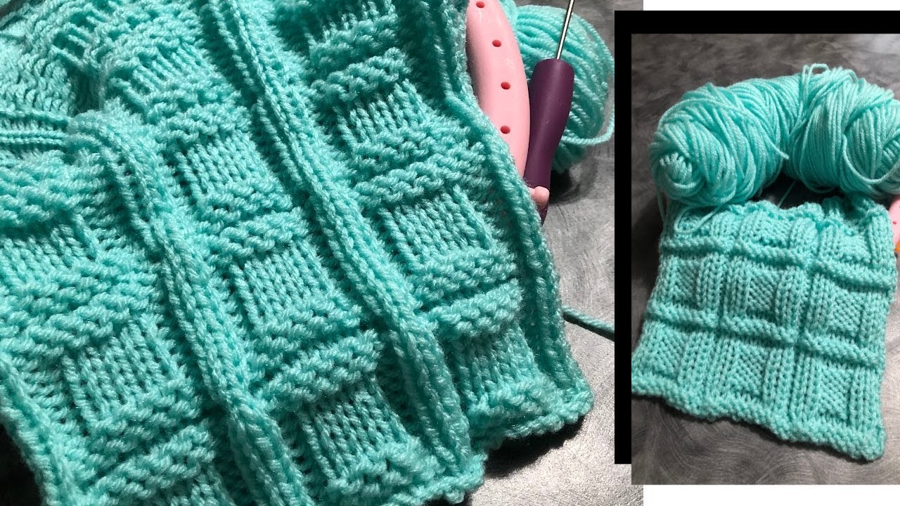 Loom Knit Button in a Square Stitch Pattern - Knits and Purls