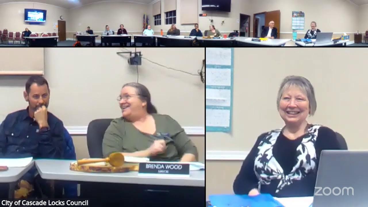 City of Cascade Locks Council's Zoom Meeting