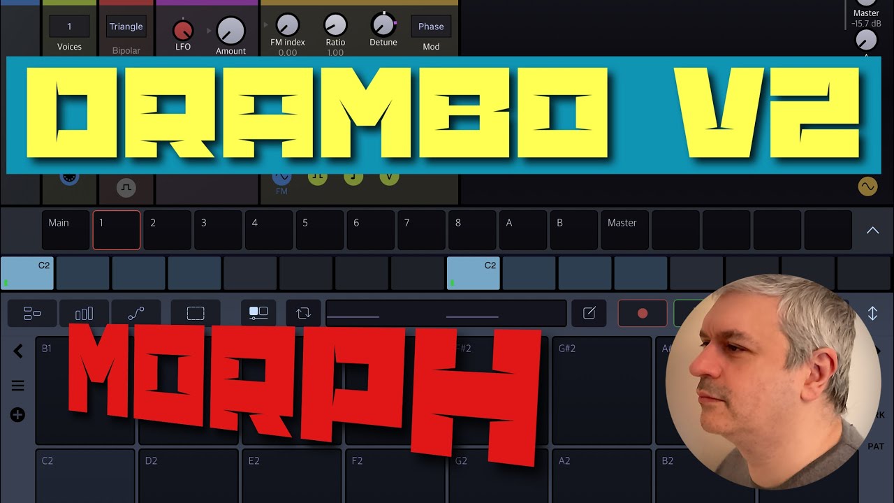 BeepStreet Drambo v2 - Demo / Tutorial 72: How to modulate using the Morph module