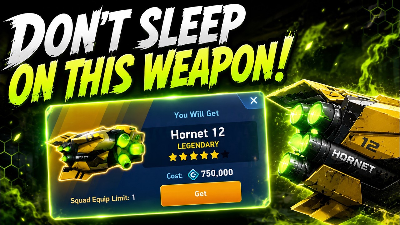 Не упустите Hornet! | Гайд по оружию Hornet 2026 | MECH ARENA