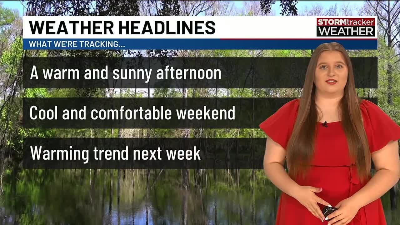 Cold front brings weekend chill before spring warmth returns