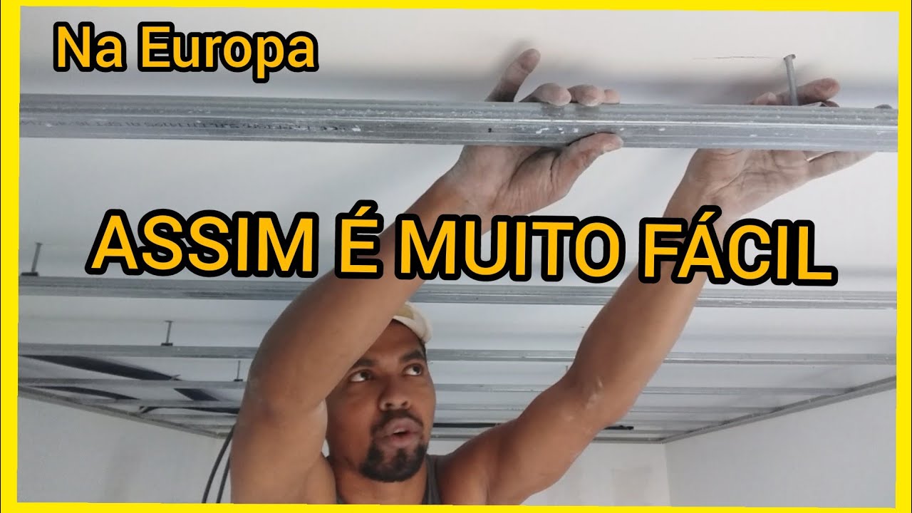 COMO FAZER ESTRUTURA DE DRYWALL EM PORTUGAL  PASSO A PASSO.
