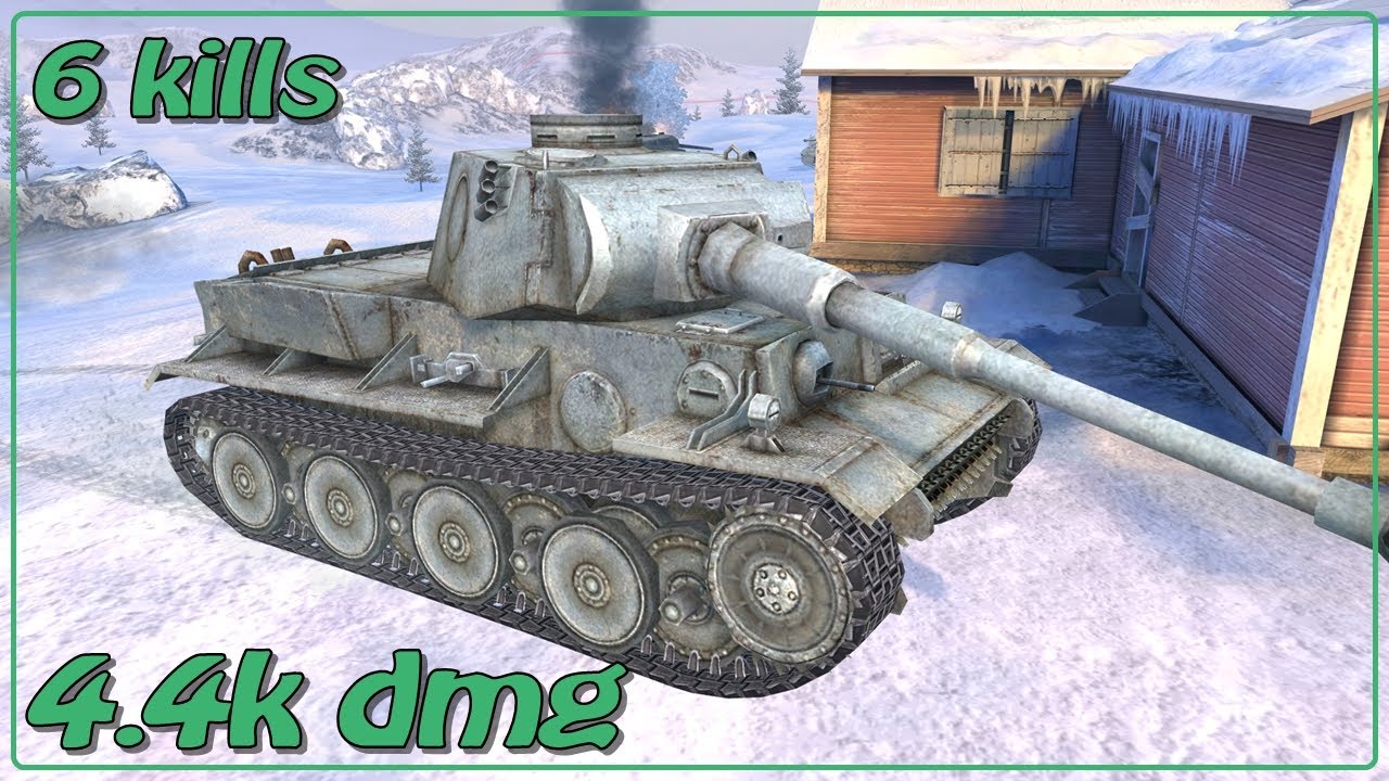 VK 36.01 H • 6 frags • 4.4k dmg • WoT Blitz