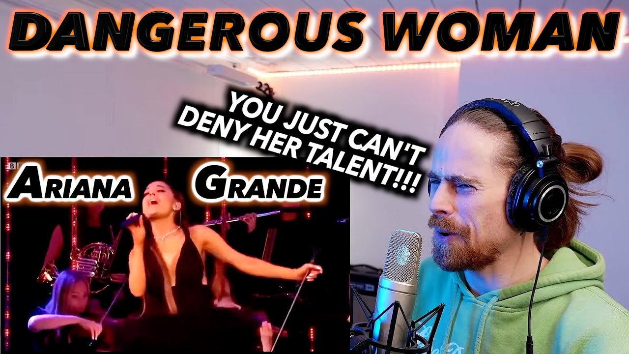 YOU CAN'T DENY HER TALENT!!! | Ariana Grande - Dangerous Woman (live at BBC) FIRST REACTION!