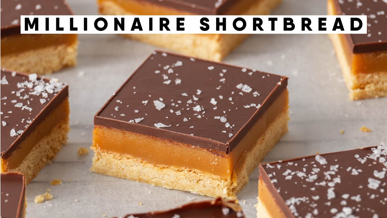 Millionaire Shortbread with Buttery Shortbread and Fudgy Caramel