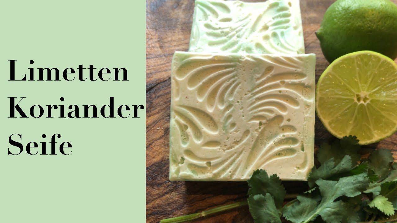 Seife selber sieden - Limette/Koriander (Palmölfrei) | Soap