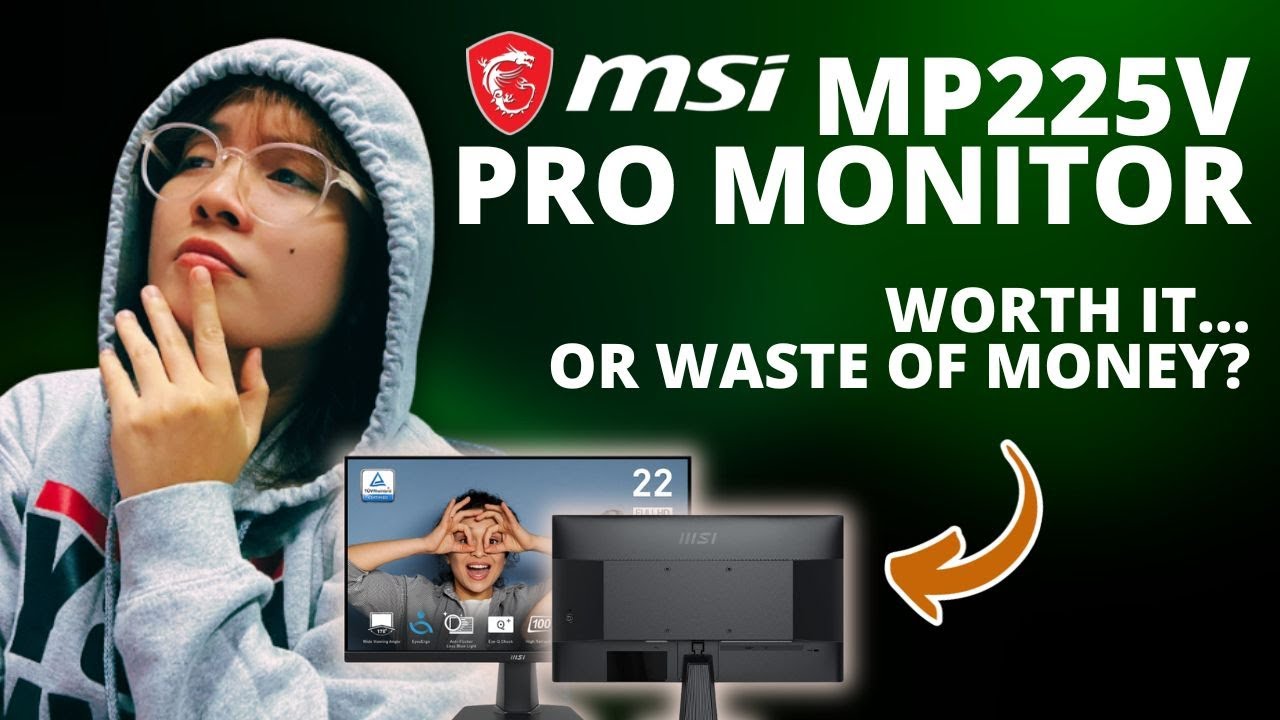 MSI MP225V Pro Monitor Unboxing | Real Thoughts From a Casual User