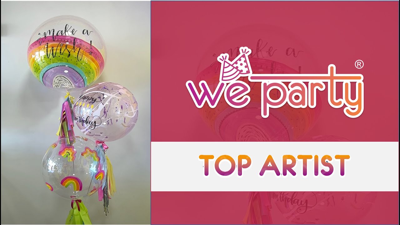 Técnica 3D en Burbuja We Party - @merakiballoonshop_