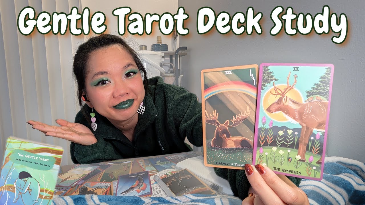 🌈 Gentle Tarot Deck Study Week 2 🦅 Spotting animals across cards! ⋒⸙‧₊˚