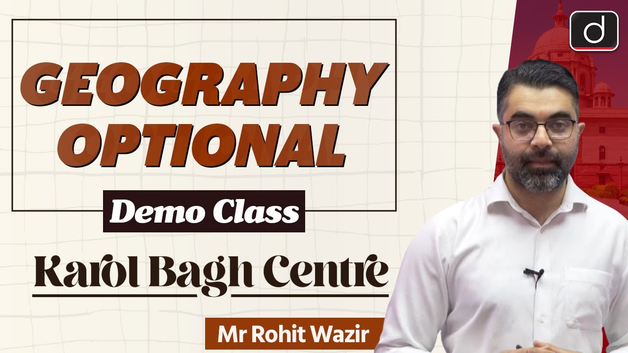UPSC Geography Optional | Demo Class by Mr Rohit Wazir | Drishti IAS English