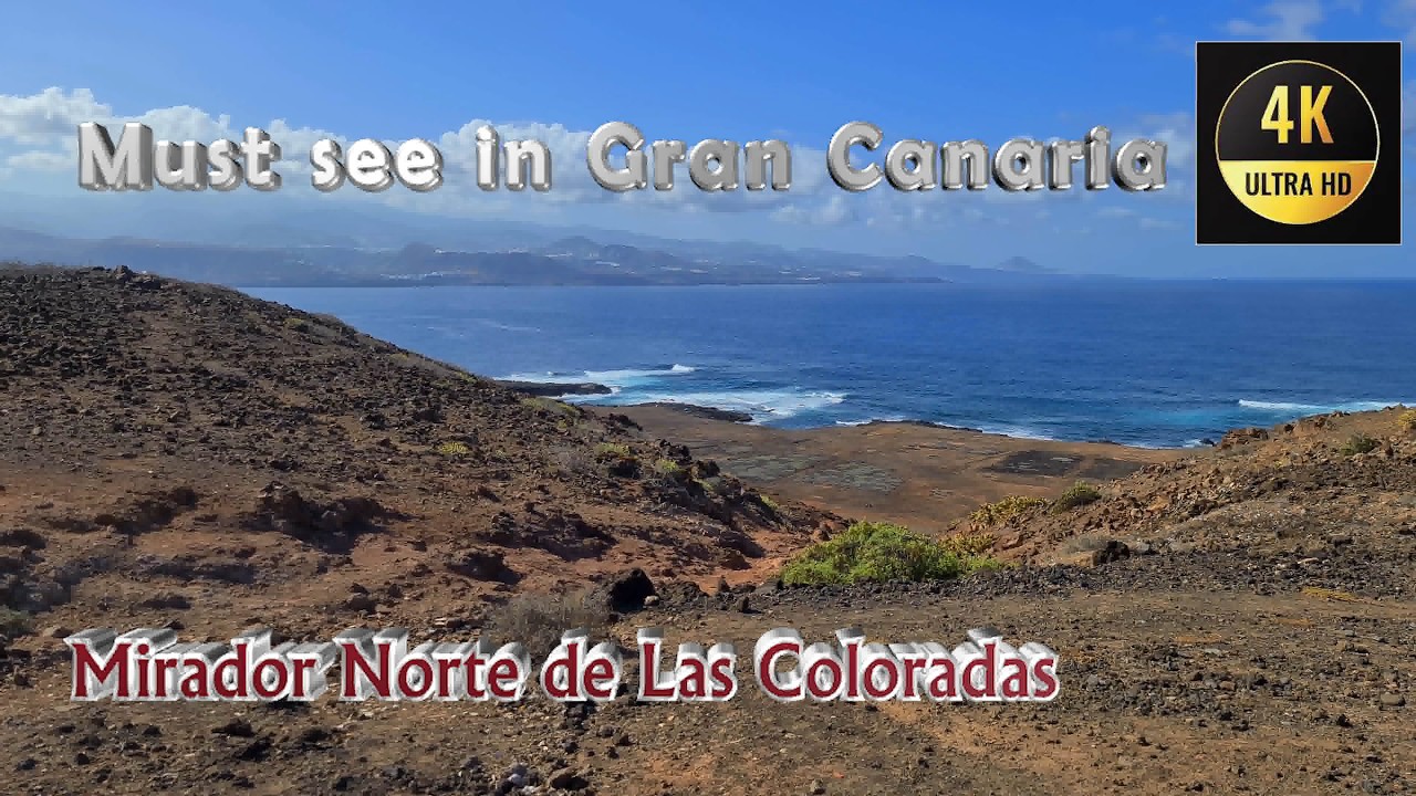 Mirador Norte de Las Coloradas, Gran Canaria, Las Palmas,,4k, #grancanaria #canaryislands